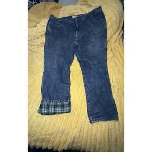 Men’s Red Head Company Jeans Plaid Lined 44x30